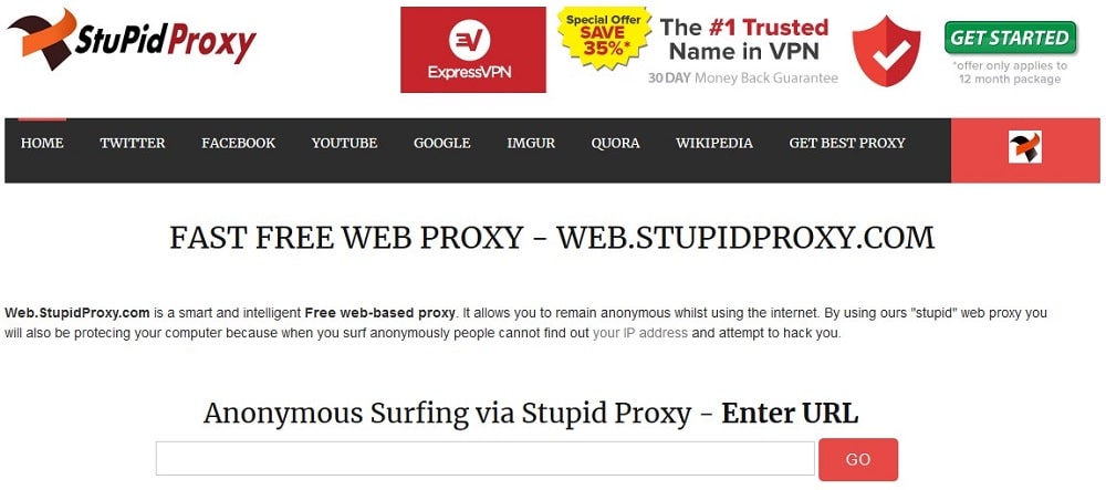Free web proxy - browse fast & anonymously - ProxyScrape