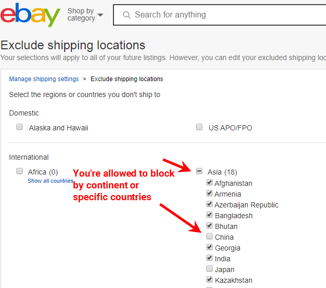 Blocking a buyer | eBay
