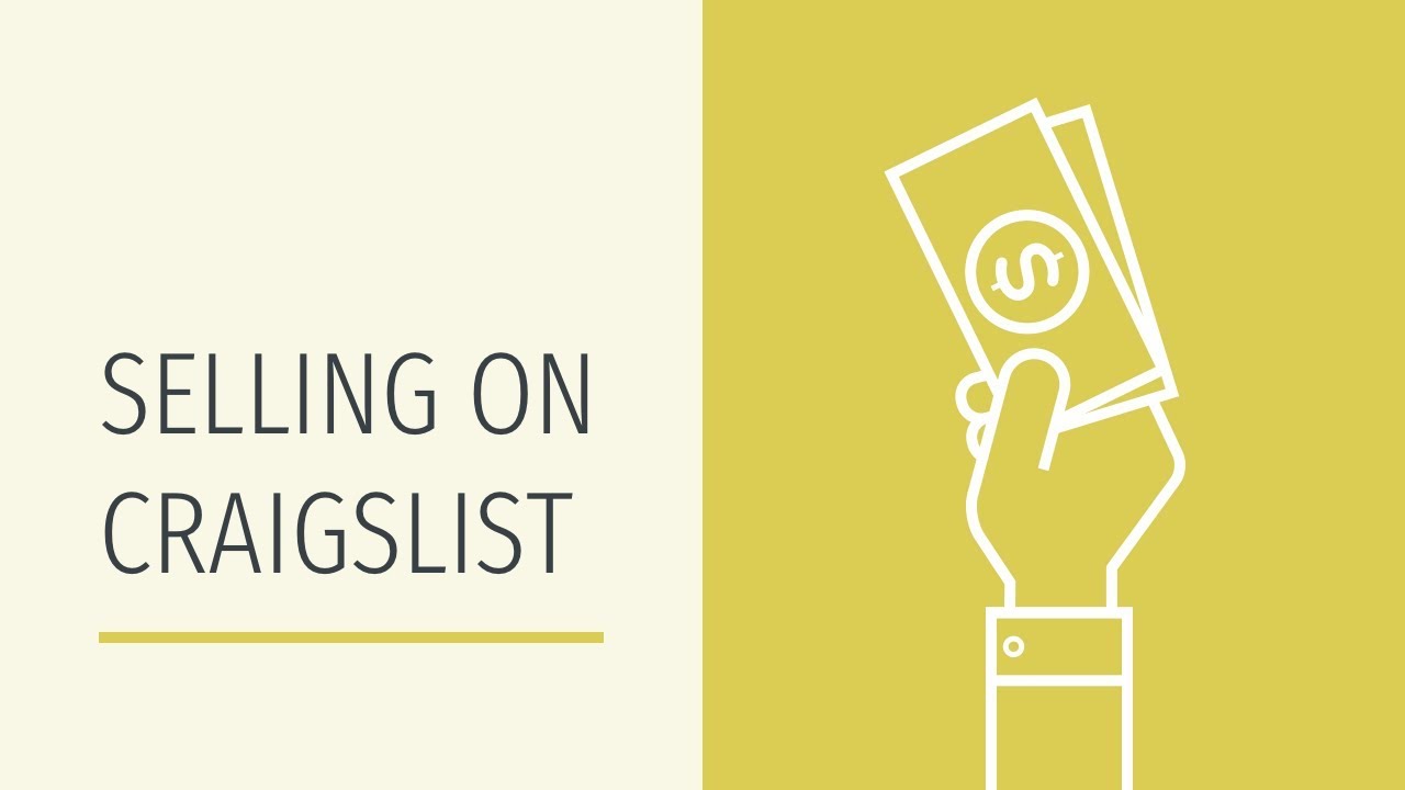 How to sell items on the Craigslist website and start making extra cash